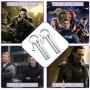 G-Ahora Thor Loki Friendship Jewelry Marvel Comic Inspired Keychain Gift for Friend Hey Lets Do Get Help Best Friends(get Help KR)