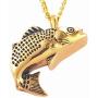 Luck Fish Urn Necklaces for Ashes for Girls Memorial Charms Pendant Stainless Steel Keepsake Cremation Jewelry Free 20 Inch Chain+Fill Kit