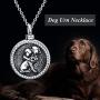 ONEFINITY Cat Dog Urn Necklace for Ashes Sterling Silver Animal Keepsake Pet Memorial Pendant Jewelry Gift for Women Men (2.pet urn Necklace)