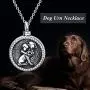 ONEFINITY Cat Dog Urn Necklace for Ashes Sterling Silver Animal Keepsake Pet Memorial Pendant Jewelry Gift for Women Men (2.pet urn Necklace)