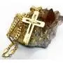 Hollywood Jewelry Cross Faith Pendant Chain Necklace 18k Real Gold Plated Religious Crucifix Cuban Link for Women and Men Thin for Charms Love Diamonds Cut Hollywood Jewelry Cross Faith Pendant Chain Necklace 18k Real Gold Plated Religious Crucifix Cuban Link for Women and Men Thin for Charms Love Diamonds Cut