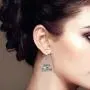 Saissa Silver Plated Oxidised Metal Bollywood Lightweight Small Jhumka Boho Earrings Indian Jewelry for Women Saissa Silver Plated Oxidised Metal Bollywood Lightweight Small Jhumka Boho Earrings Indian Jewelry for Women