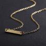 Kyerlyn 14K Gold Plated Dainty Bar Choker Necklace for Women Gold Satellite Necklace Cute Lip Chain Cross Necklace Faith Pendant Beaded Choker Chain Y Necklace