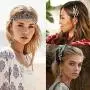 Fashion Earrings for Women Trendy Teen Girls Boho Dangle Earring & Pearl Stud Jewelry Set, Acrylic Drop Rattan Leather Earring for Birthday Party/Valentine/Christmas Gifts