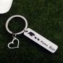 BAUNA Mama Bear Keychain Bear Family Keychain with Cubs Bear Jewelry for Mother Wife Grandma