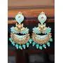 Crunchy Fashion Bollywood Jewellery Traditional Ethnic Bridal Bride Wedding Bridesmaid Torquoise Green Meenakari/Hand Painted Chandbaali Indian Earrings Jewelry For Women Crunchy Fashion Bollywood Jewellery Traditional Ethnic Bridal Bride Wedding Bridesmaid Torquoise Green Meenakari/Hand Painted Chandbaali Indian Earrings Jewelry For Women