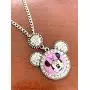 Snap Jewelry Mickey Mouse Shape Necklace Fits 18-20mm Snaps 20-3'' Extender Snap Jewelry Mickey Mouse Shape Necklace Fits 18-20mm Snaps 20-3'' Extender