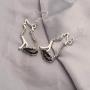 UJIMS Wolf Lover Gift Wolf Drop Dangle Earrings with Cubic Zirconial Charm Birthday Day Jewelry for Girlfriend Wife