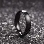 King Will 3mm/5mm/7mm/9mm Black Dome Titanium Ring Matte Finish Wedding Band Comfort Fit King Will 3mm/5mm/7mm/9mm Black Dome Titanium Ring Matte Finish Wedding Band Comfort Fit