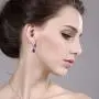 Gem Stone King 925 Sterling Silver Purple Amethyst Leverback Dangle Earrings For Women 8.00 Ctw Beautiful Gemstone Birthstone