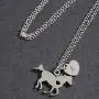 BANCHELLE Girls Horse Necklace Heart Initial Necklaces Heart Horse Pendant Stainless Steel Letter Alphabet Necklace for Girls Teen Birthday Gift BANCHELLE Girls Horse Necklace Heart Initial Necklaces Heart Horse Pendant Stainless Steel Letter Alphabet Necklace for Girls Teen Birthday Gift