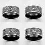 vfaejll Mens Stainless Steel Ring Vintage Chinese 4 Guardian Beasts Carved Metal Punk Biker Signet Band Rings for Men 10mm Black Gold Size 7-13 vfaejll Mens Stainless Steel Ring Vintage Chinese 4 Guardian Beasts Carved Metal Punk Biker Signet Band Rings for Men 10mm Black Gold Size 7-13