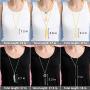 Thrilez Necklaces Set for Women Teen Girls, 24pcs Silver Gold Simple Trendy Layered Necklace Pack, Fashion Dangle Pendant Necklaces Costume Jewelry for Sweaters, Jeans, Skirts, Vests and Daily Dress