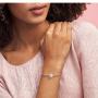 Pandora Jewelry Geometric Radiance Cubic Zirconia Charm in Pandora Rose