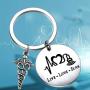 ENSIANTH Sonographer Gift Live Love Scan Keychain Ultrasound Tech Jewelry Radiologist Gift