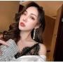 YUNXI Long Geometric Drop Earrings Luxury Gold Silver Color Rectangle Rhinestone Earring for Women Party Jewelry Gift