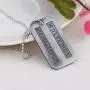 Wolverine X-Men James Logan Metal Pendant Chain Dog Tag Necklace Wolverine X-Men James Logan Metal Pendant Chain Dog Tag Necklace