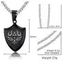 VNOX Legend of Zelda Breath of The Wild Stainless Steel Shield Pendant Necklace for Men Boy,24'' VNOX Legend of Zelda Breath of The Wild Stainless Steel Shield Pendant Necklace for Men Boy,24''