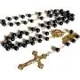 elegantmedical Black AAA+10mm Real Pearl BEADS GOLD ROSARY CROSS Necklace & box Catholic GIFTS elegantmedical Black AAA+10mm Real Pearl BEADS GOLD ROSARY CROSS Necklace & box Catholic GIFTS