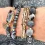 Kinsley Armelle Agate Collection - Smoky Bracelet Kinsley Armelle Agate Collection - Smoky Bracelet