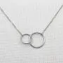 IDLAN Mom to Be Gift Pregnancy Gift New Mom Gift Expectant Mother Necklace 2 Interlocking Infinity Circles Necklace IDLAN Mom to Be Gift Pregnancy Gift New Mom Gift Expectant Mother Necklace 2 Interlocking Infinity Circles Necklace