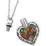 Q&Locket Heart Crystal Urn Necklaces for Ashes Stainless Steel Memorial Keepsake Cremation Jewelry Q&Locket Heart Crystal Urn Necklaces for Ashes Stainless Steel Memorial Keepsake Cremation Jewelry
