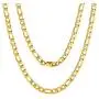 ChainsPro Mens NK 3:1 Figaro Chain Necklace-4/5/6/7.5/8/9/12/13MM Width, 18K Gold Plated/316L Stainless Steel/Black, 18-30'' (Send Gift Box) ChainsPro Mens NK 3:1 Figaro Chain Necklace-4/5/6/7.5/8/9/12/13MM Width, 18K Gold Plated/316L Stainless Steel/Black, 18-30'' (Send Gift Box)