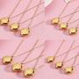 Women Dainty 12 Constellation Necklace Simple Round Astrology Horoscope Zodiac Sign Pendant Necklace for Women Girls, 18K Gold