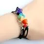 7 Chakra Gemstone Choker Energy Healing Crystal Necklace Handmade Multilayer Bracelet for Women Girls