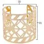 Lux Accessories Gold Tone Aztec Style Geo Cutout Bracelet Cuff Lux Accessories Gold Tone Aztec Style Geo Cutout Bracelet Cuff