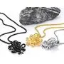 PROSTEEL Stainless Steel Shark/Octopus/Wolf Tooth/Tiger Necklace for Men Boys Women, Black/Gold/Silver Tone, Punk Rock Necklace, 22inch-24inch Adjustable, Come Gift Box