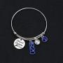 UJIMS Finer Women Bracelet 1920 Sorority Jewelry Blessed Birthday Diva Bangle Gifts for Women Girl Greek Sorority Paraphernalia Jewelry (1920 Sorority Bracelet)