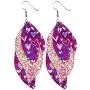 4 Pairs Valentines Day Faux Leather Earrings Set Lightweight Layered Heart Pattern Leaf Teardrop Dangle Earrings Jewelry for Women Teen Girls 4 Pairs Valentines Day Faux Leather Earrings Set Lightweight Layered Heart Pattern Leaf Teardrop Dangle Earrings Jewelry for Women Teen Girls