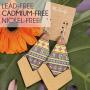 MyDarilyn Trendy Boho Gypsy Bohemian Indian Bollywood Style Big Wood Wooden Dangle Hippie Earring