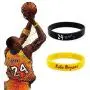 Vinyl Etchings Luxury Box Set of Silicone Bracelet (1Black Metallica Rubber Bracelet + 5 Colors +1 Metal Ring) Sports Bracelets Wristbands Black Mamba No.24 Kobe Bryan Lakers Legend Vinyl Etchings Luxury Box Set of Silicone Bracelet (1Black Metallica Rubber Bracelet + 5 Colors +1 Metal Ring) Sports Bracelets Wristbands Black Mamba No.24 Kobe Bryan Lakers Legend