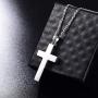 Cross Urn Necklace for Ashes 925 Sterling Silver Religious Cross Cremation Pendant Jewelry Faith Hope Love Gifts for Men Boys