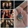 Jiangtao 925 Sterling Silver Elenas Vervain Pendant Locket Retro Necklace The Vampire Diaries Jewelry 17.7 Inches Chain Women Gift…