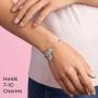 Pandora Jewelry Moments Slider Bangle Cubic Zirconia Bracelet in Sterling Silver