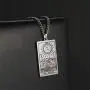 2 Pcs Retro Vintage Stainless Steel Tarot Card Rider Waite Pendant Necklaces Laser Engraved Astrology Divination Magic Amulet Necklaces for Women Mens Teens Friendship Jewelry Gifts 2 Pcs Retro Vintage Stainless Steel Tarot Card Rider Waite Pendant Necklaces Laser Engraved Astrology Divination Magic Amulet Necklaces for Women Mens Teens Friendship Jewelry Gifts