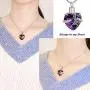 LYFML Heart Crystal Cremation Jewelry Urn Necklace for Ashes, Keepsake Pendant Made of Titanium Steel Support for Customization, Come with Filling Kit LYFML Heart Crystal Cremation Jewelry Urn Necklace for Ashes, Keepsake Pendant Made of Titanium Steel Support for Customization, Come with Filling Kit