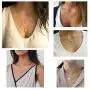 SOFTONES 12-15Pcs Layered Choker Necklace for Women Girls Handmade Dainty Y Necklace Set Sexy Coin Star Moon Pearl Multilayer Pendant Necklace