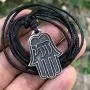 Hamsa Hebrew Chai Magic Protection Amulet Jewelry Hamza Khamsa God Palm Hand of Fatima Power Strength Deflecting Evil Eye Pewter Mens Pendant Necklace Lucky Charm Wealth Talisman with Adjustable Cord Hamsa Hebrew Chai Magic Protection Amulet Jewelry Hamza Khamsa God Palm Hand of Fatima Power Strength Deflecting Evil Eye Pewter Mens Pendant Necklace Lucky Charm Wealth Talisman with Adjustable Cord