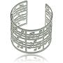 Embolden Jewelry Musical Note Cuff Bracelet - G Clef Notes Design - Polished Stainless Steel for Musicians/Piano Lesson Gifts/Girls & Women