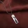 Detailed Gold Sun and Mountain Necklace with Pine Tree Adventure Travel Jewelry