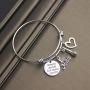 TOGON Music Gift Where Words Fail Music Speaks Music Charm Bangle Bracelet Guitar Pick Music Lovers Jewelry Music Teacher Gift
