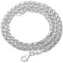 5mm Solid .925 Sterling Silver Braided Wheat Chain Necklace