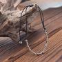 yfstyle Morse Code Bracelets for Women Men Teen Girls Best Friend Bracelets Adjustable Silver Beads on Silk Code Friendship Bracelet Inspirational Gift for Birthday/Anniversary/Graduation