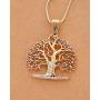 The Difference World Coin Jewelry Tree of Life Pendant