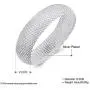 JHWZAIY 925 Sterling Silver Bangle Cuff Bracelets For Women, Hollow Open Bangle Bracelet Jewelry For Women