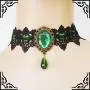 Youniker Retro Handmade Choker Necklace for Women Gothic Black Lace Necklace for Halloween Punk Costume Party Royal Court Vampire Choker Youniker Retro Handmade Choker Necklace for Women Gothic Black Lace Necklace for Halloween Punk Costume Party Royal Court Vampire Choker
